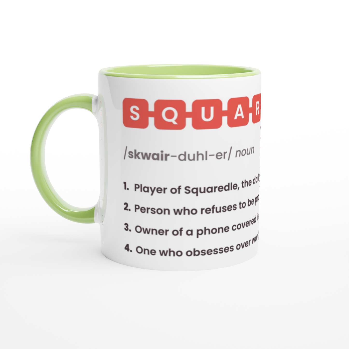 SQUAREDLER Definition Ceramic Mug