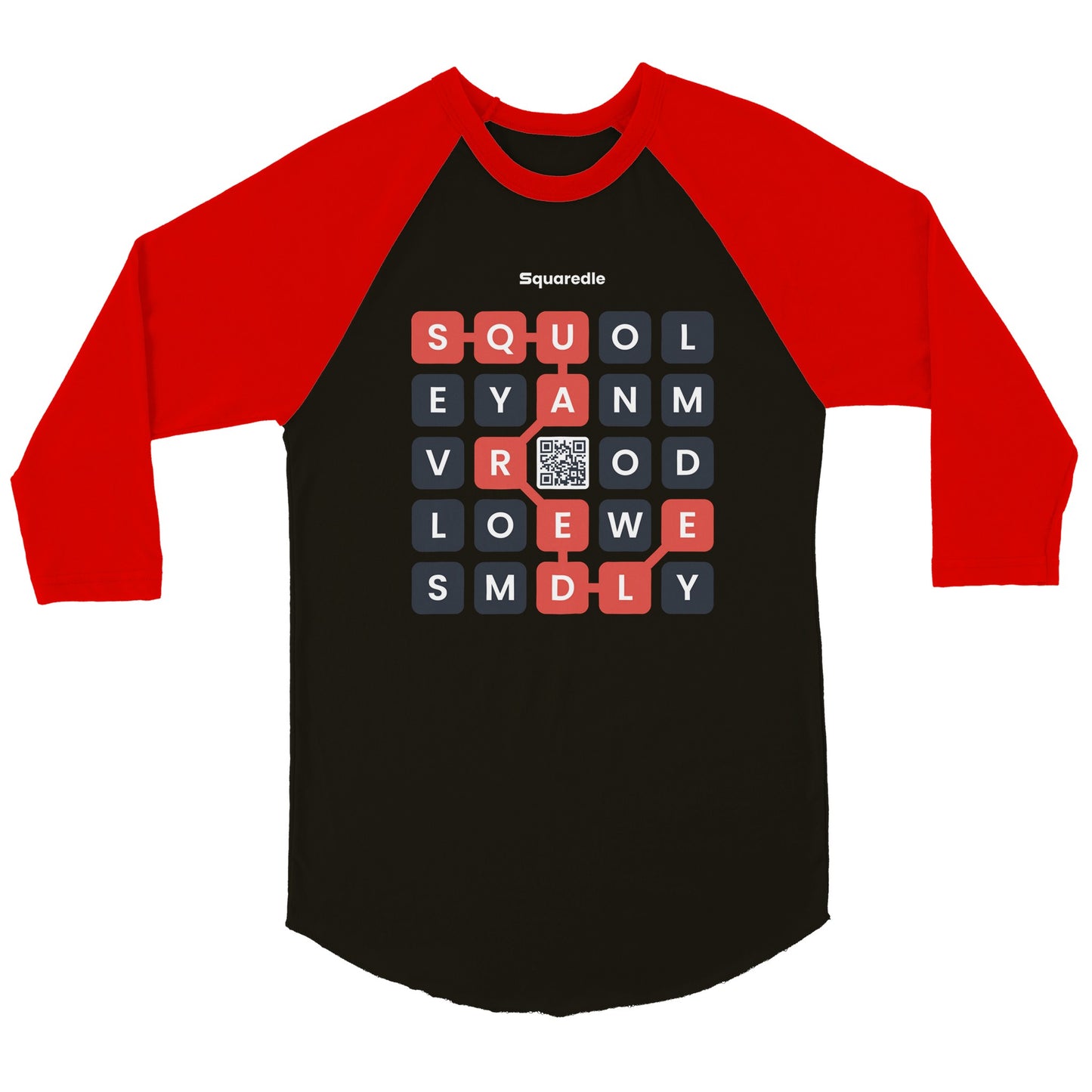 Squaredle QR Raglan Tee