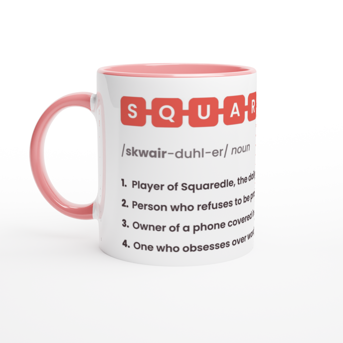 SQUAREDLER Definition Ceramic Mug