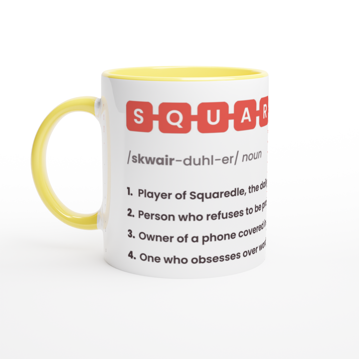 SQUAREDLER Definition Ceramic Mug