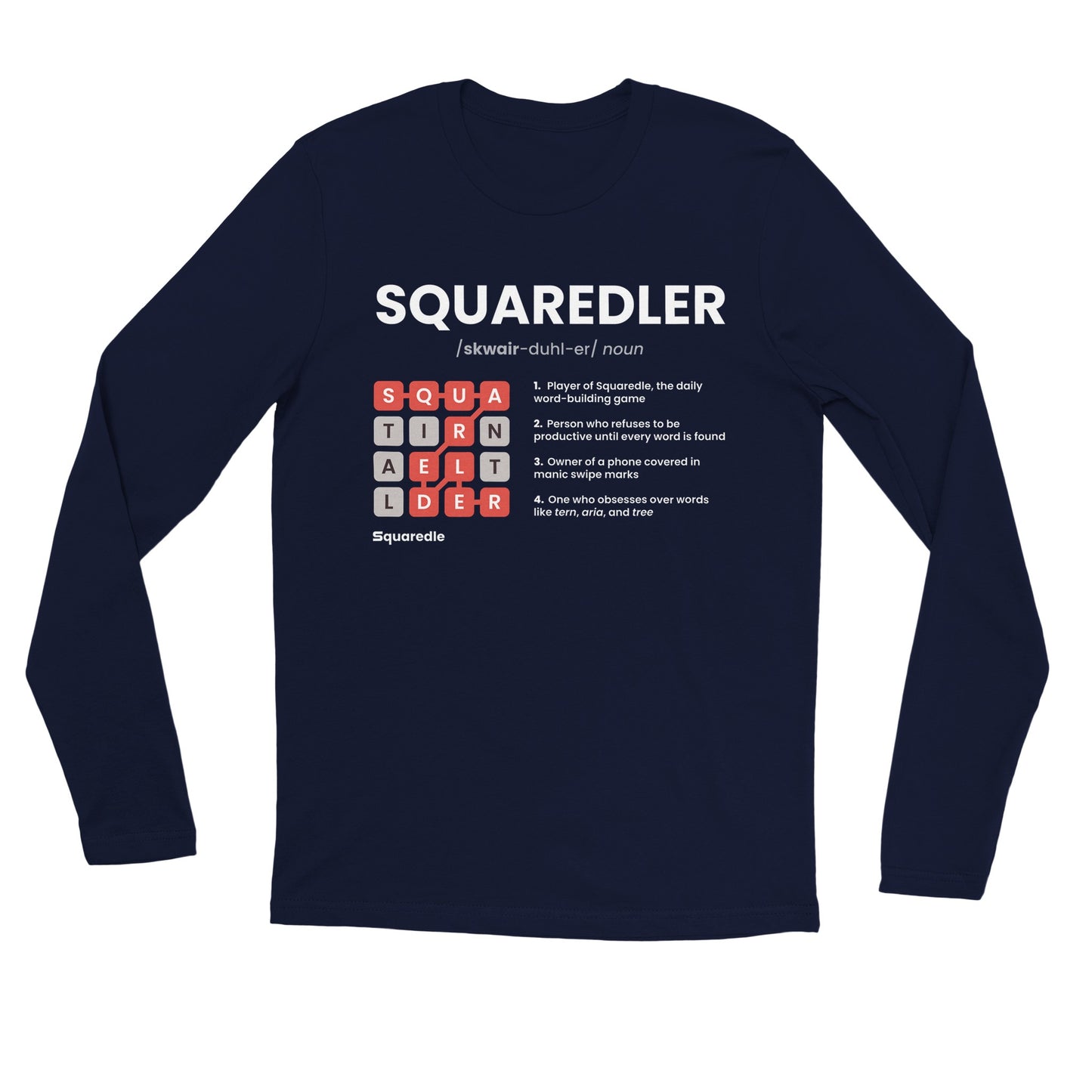 SQUAREDLER Definition Premium Long-sleeved Tee