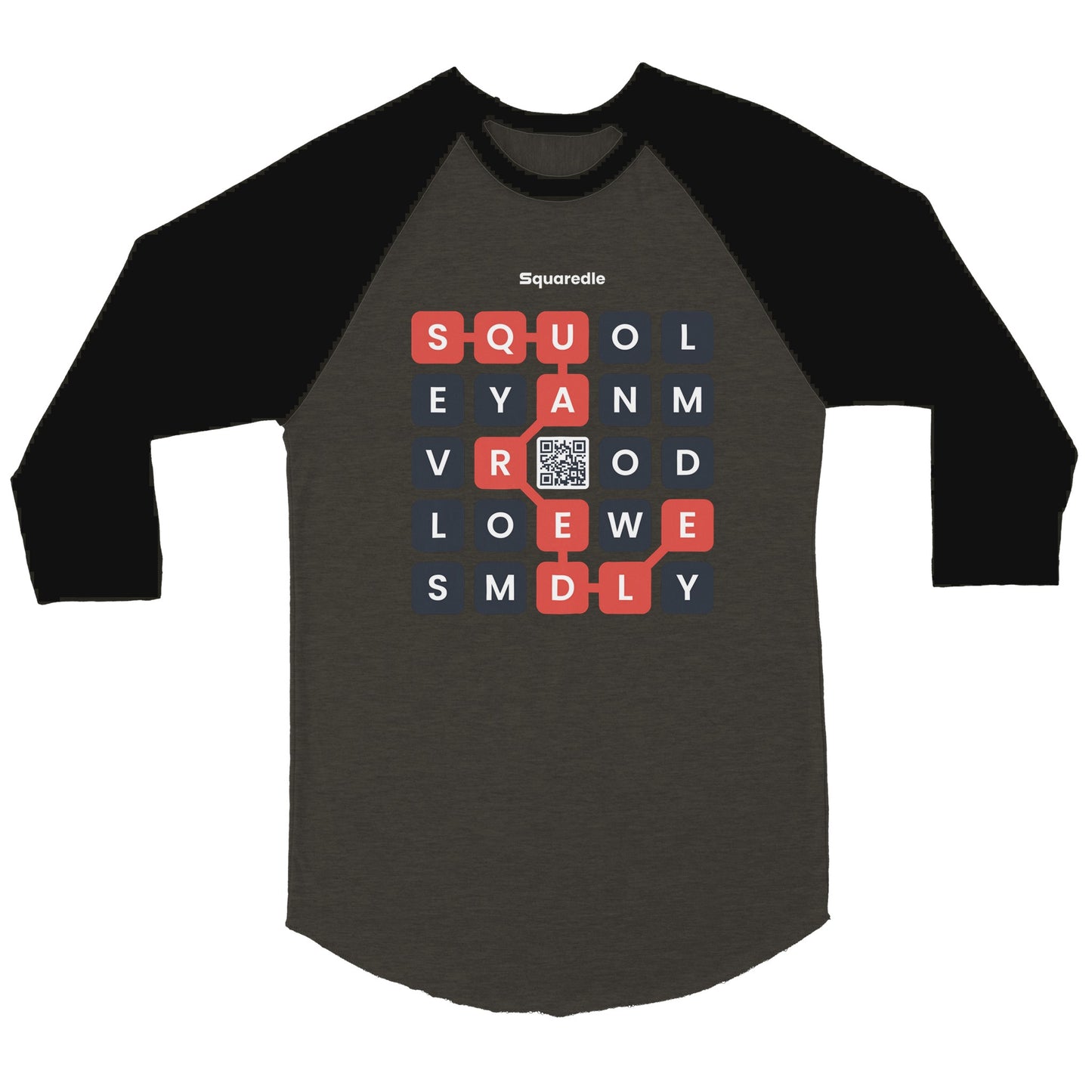 Squaredle QR Raglan Tee