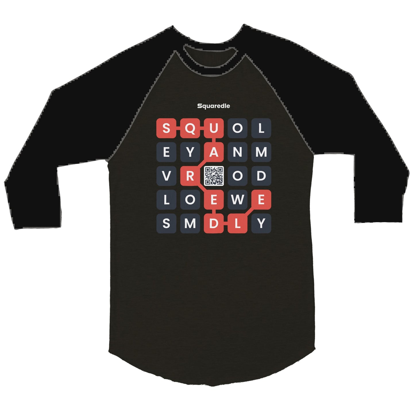 Squaredle QR Raglan Tee