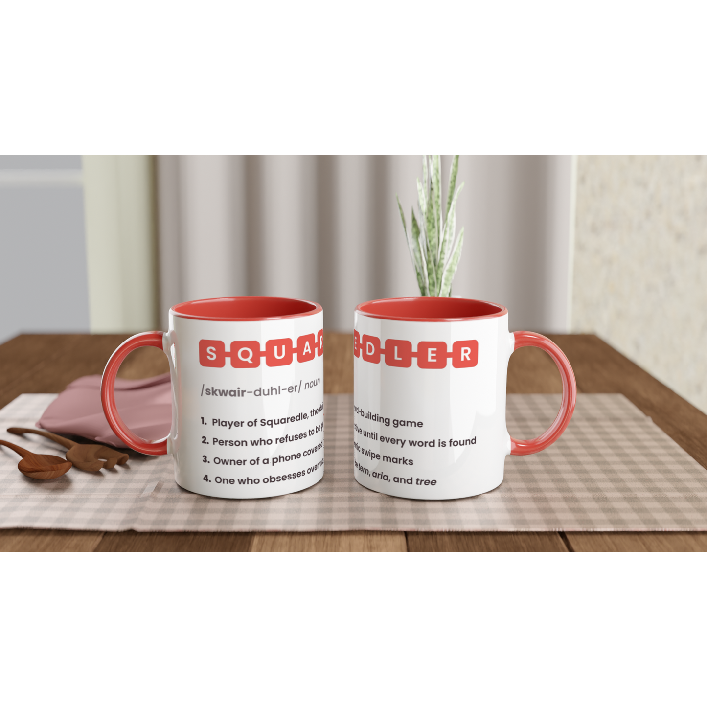 SQUAREDLER Definition Ceramic Mug