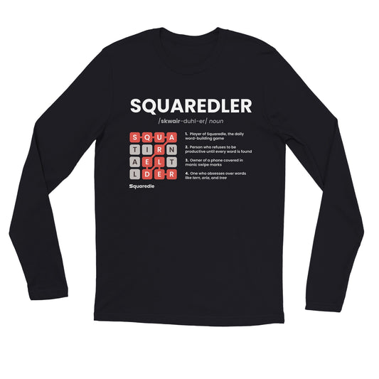 SQUAREDLER Definition Premium Long-sleeved Tee