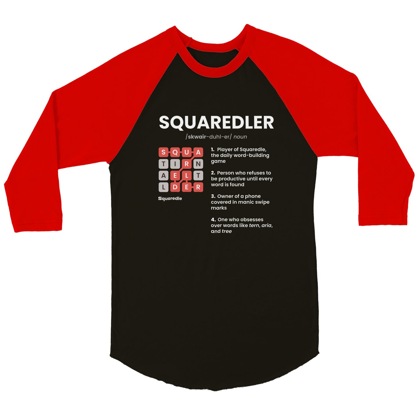 SQUAREDLER Definition Raglan Tee