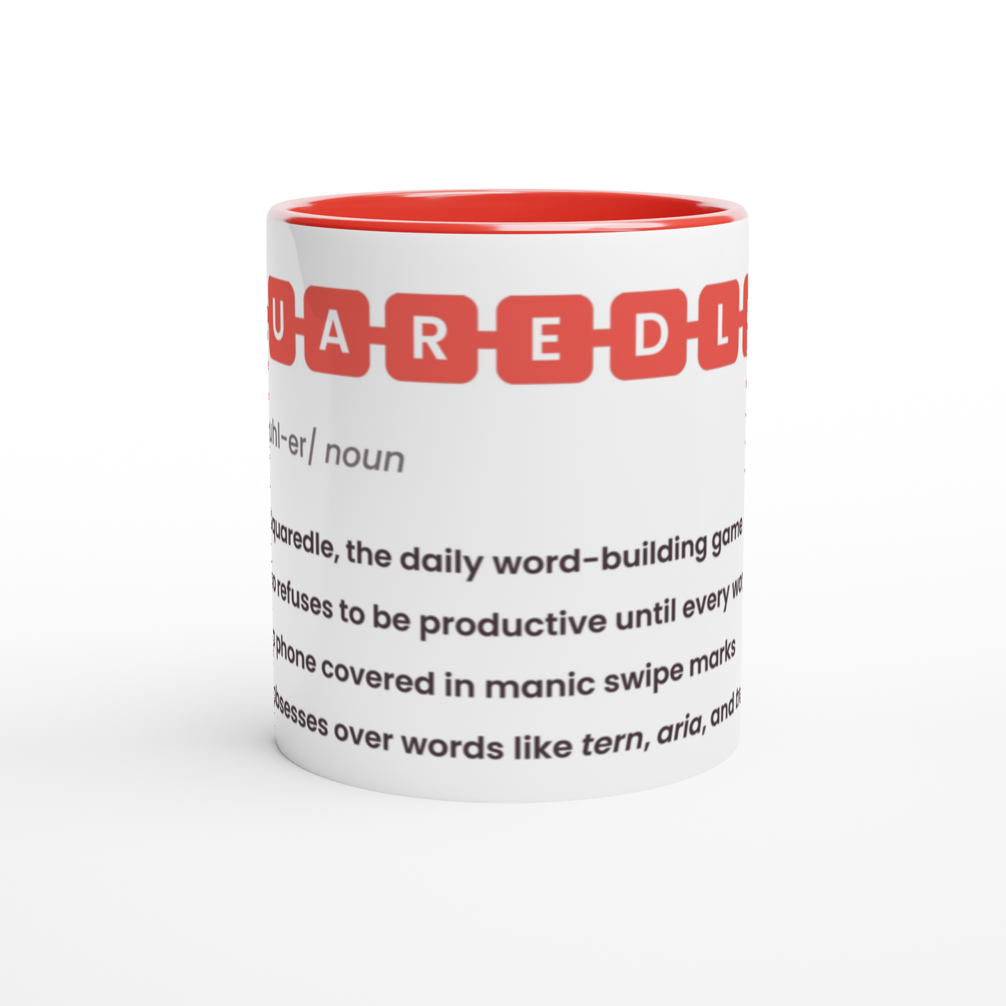 SQUAREDLER Definition Ceramic Mug