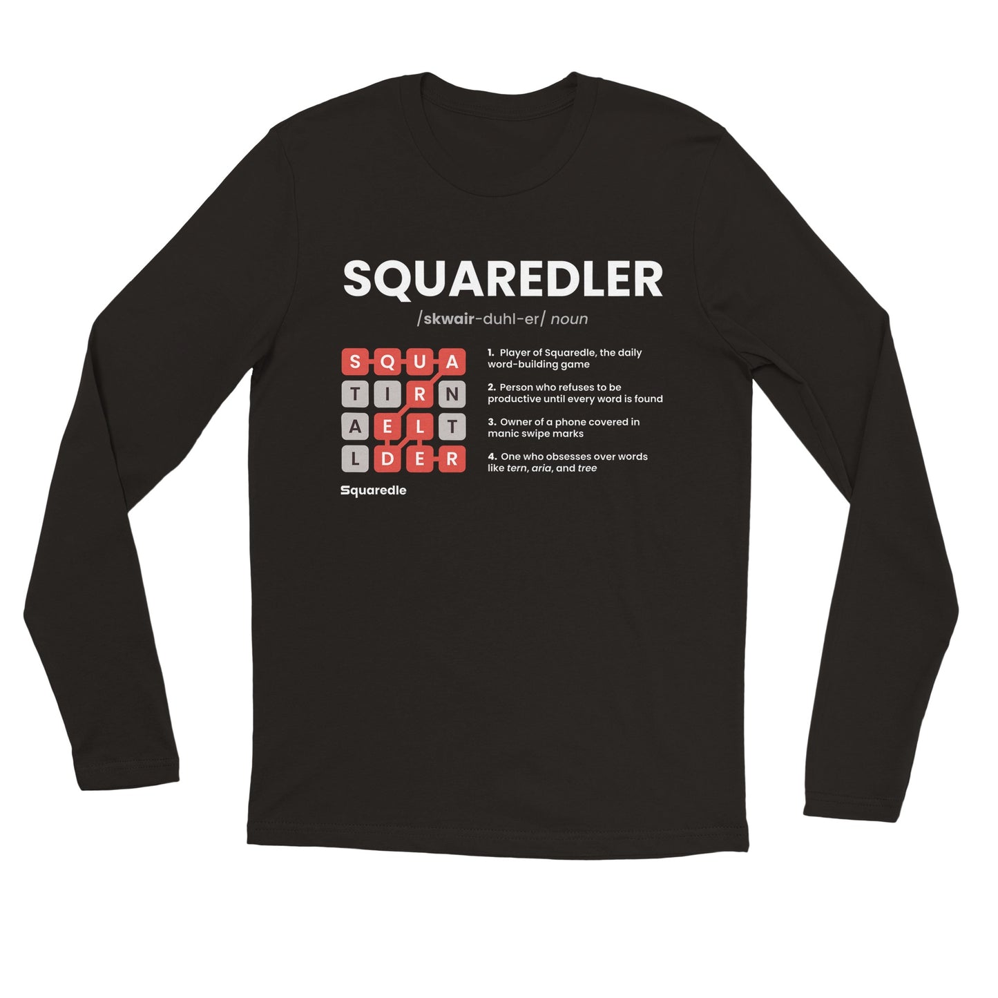 SQUAREDLER Definition Premium Long-sleeved Tee