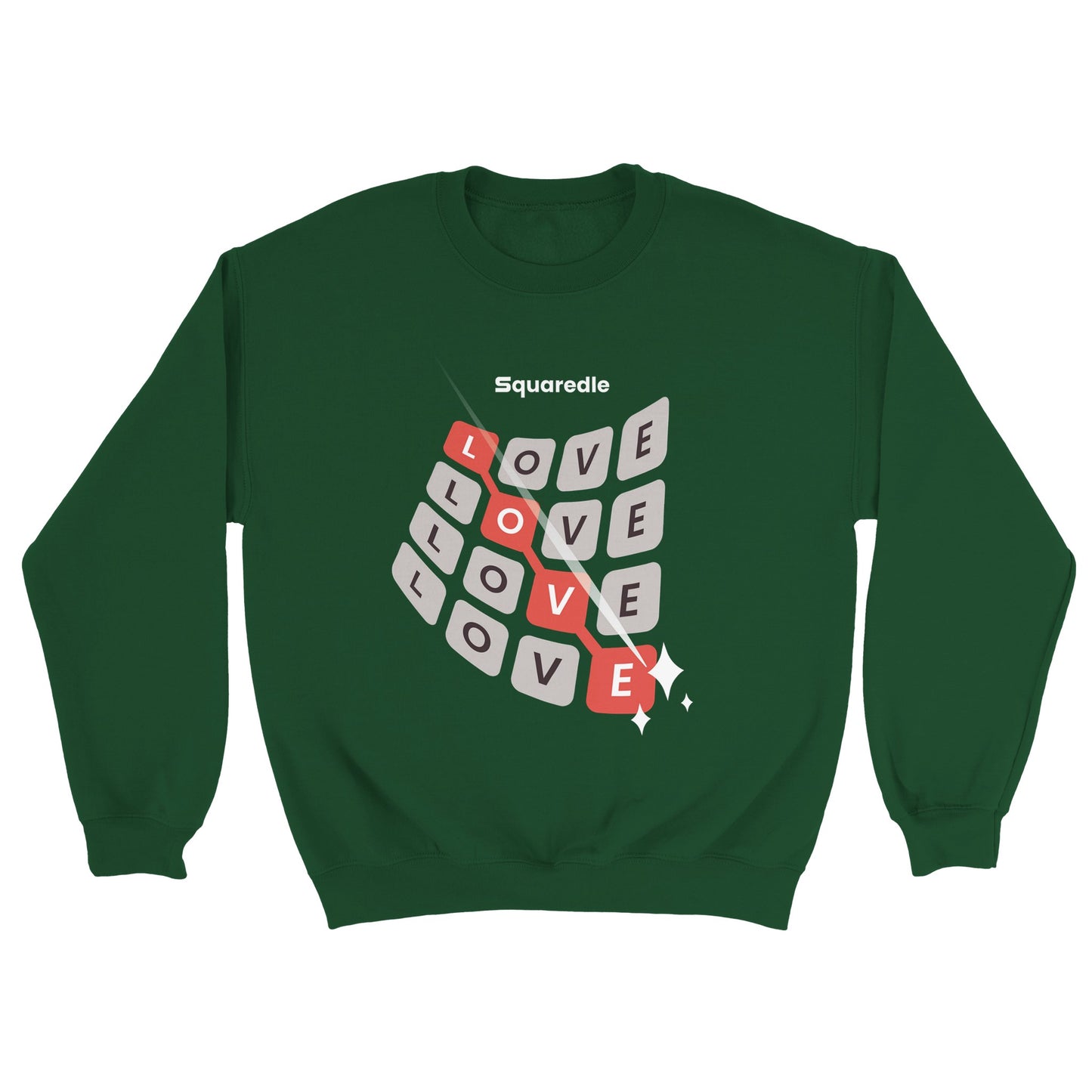 Love Swipe Classic Crewneck Sweatshirt
