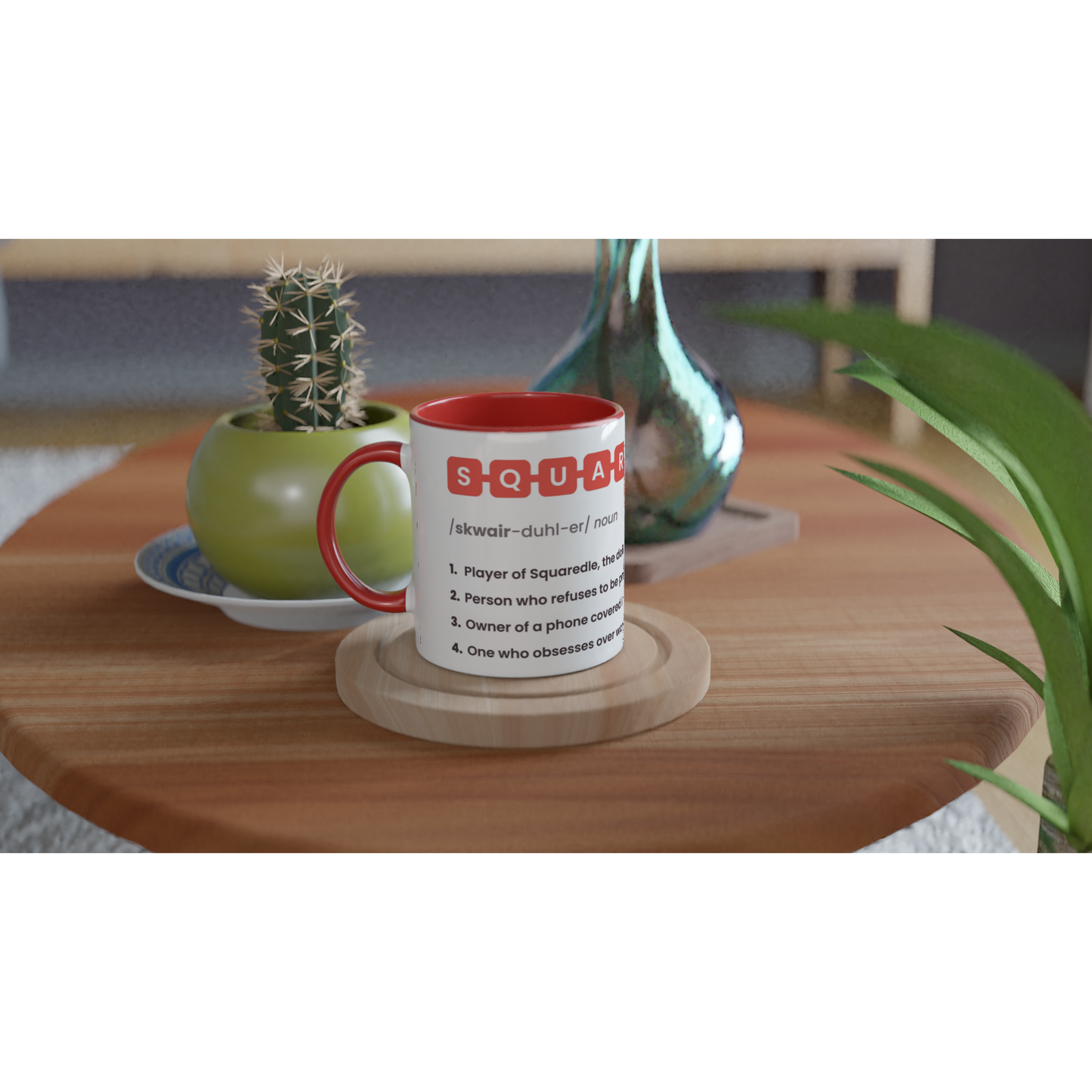 SQUAREDLER Definition Ceramic Mug