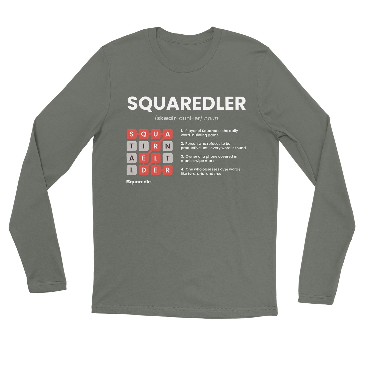 SQUAREDLER Definition Premium Long-sleeved Tee