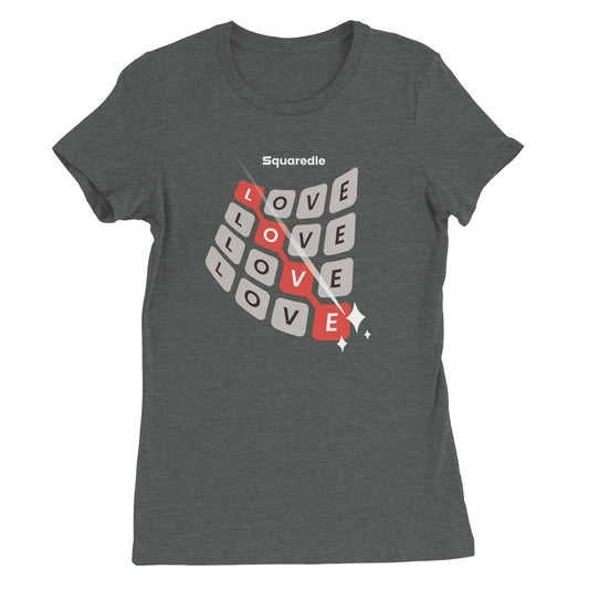 Love Swipe Women's Premium Crewneck Tee