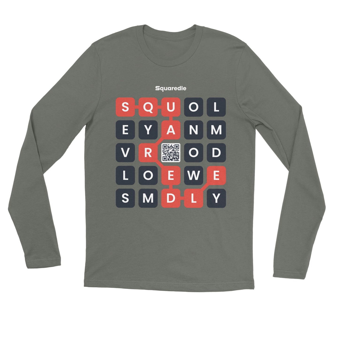 Squaredle QR Premium Long-sleeved Tee