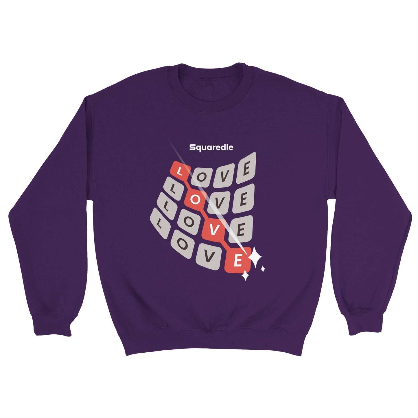 Love Swipe Classic Crewneck Sweatshirt