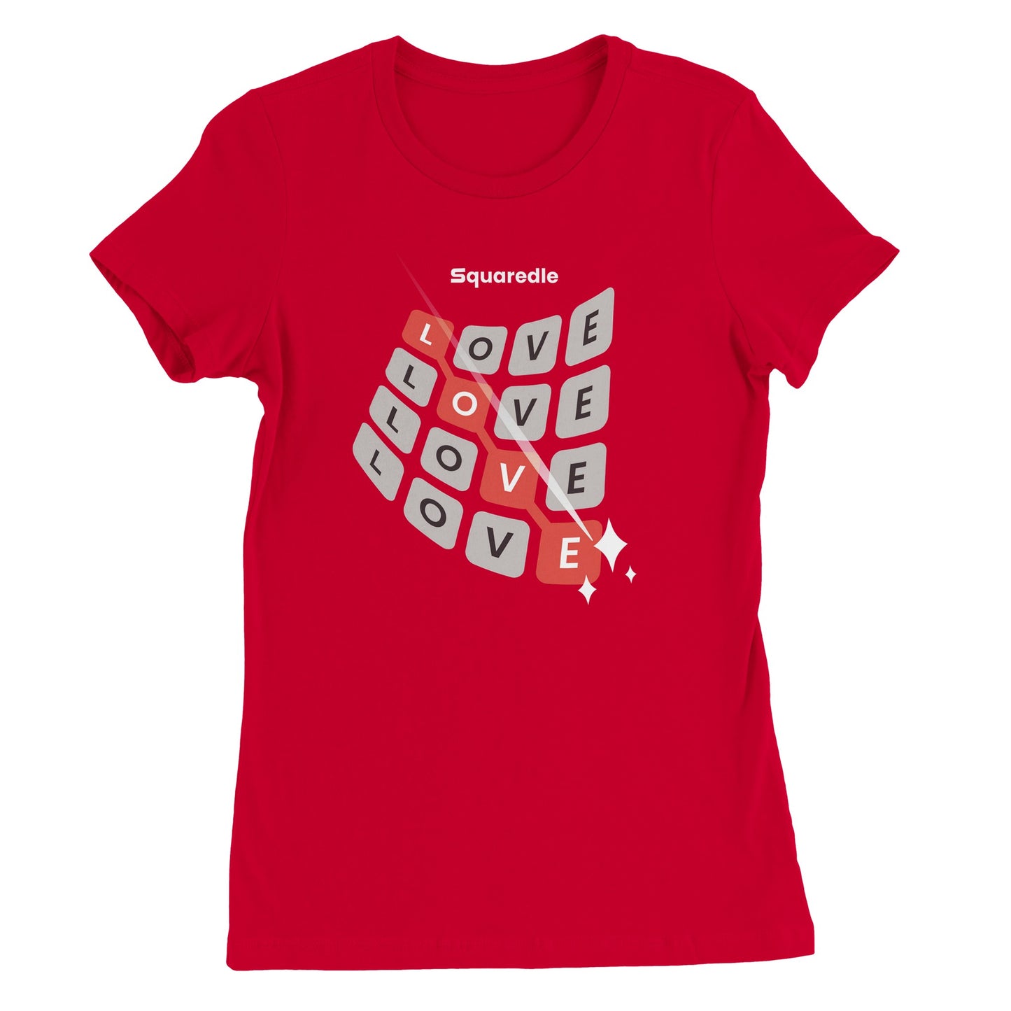 Love Swipe Women's Premium Crewneck Tee