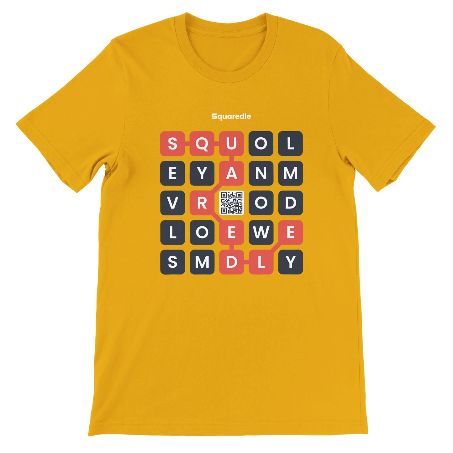 Squaredle QR Premium Crewneck Tee