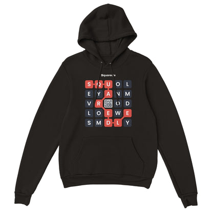 Squaredle QR Premium Pullover Hoodie