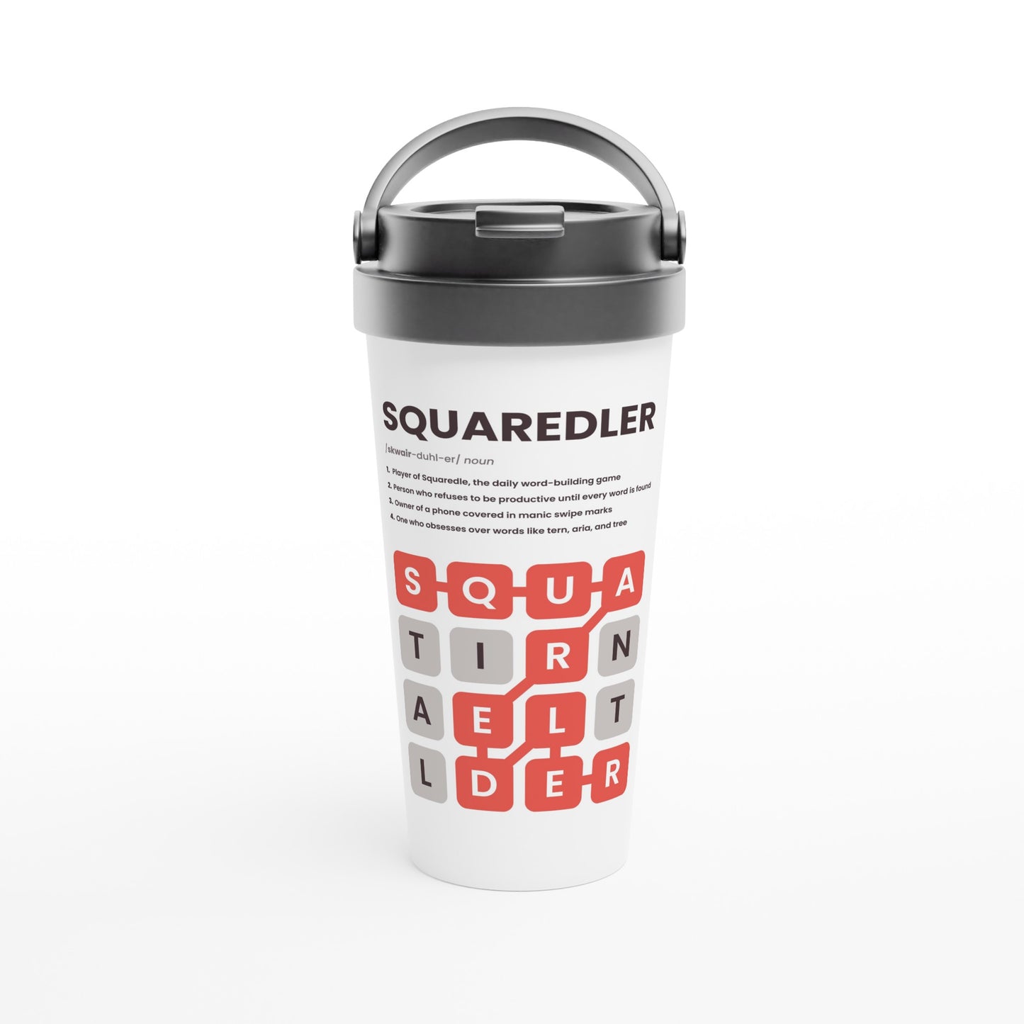 SQUAREDLER Definition Travel Mug