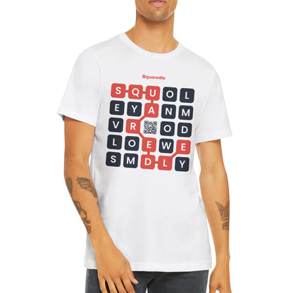 Squaredle QR Premium Crewneck Tee