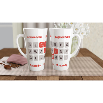 Coffee Puzzle Tall Ceramic Mug