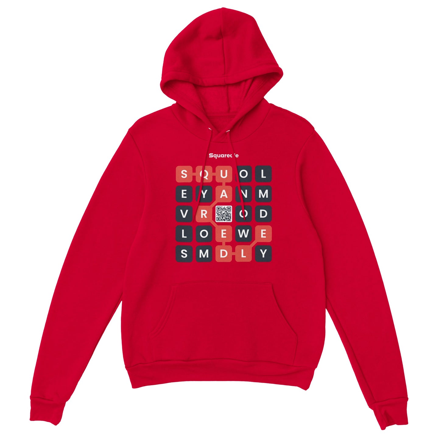 Squaredle QR Premium Pullover Hoodie