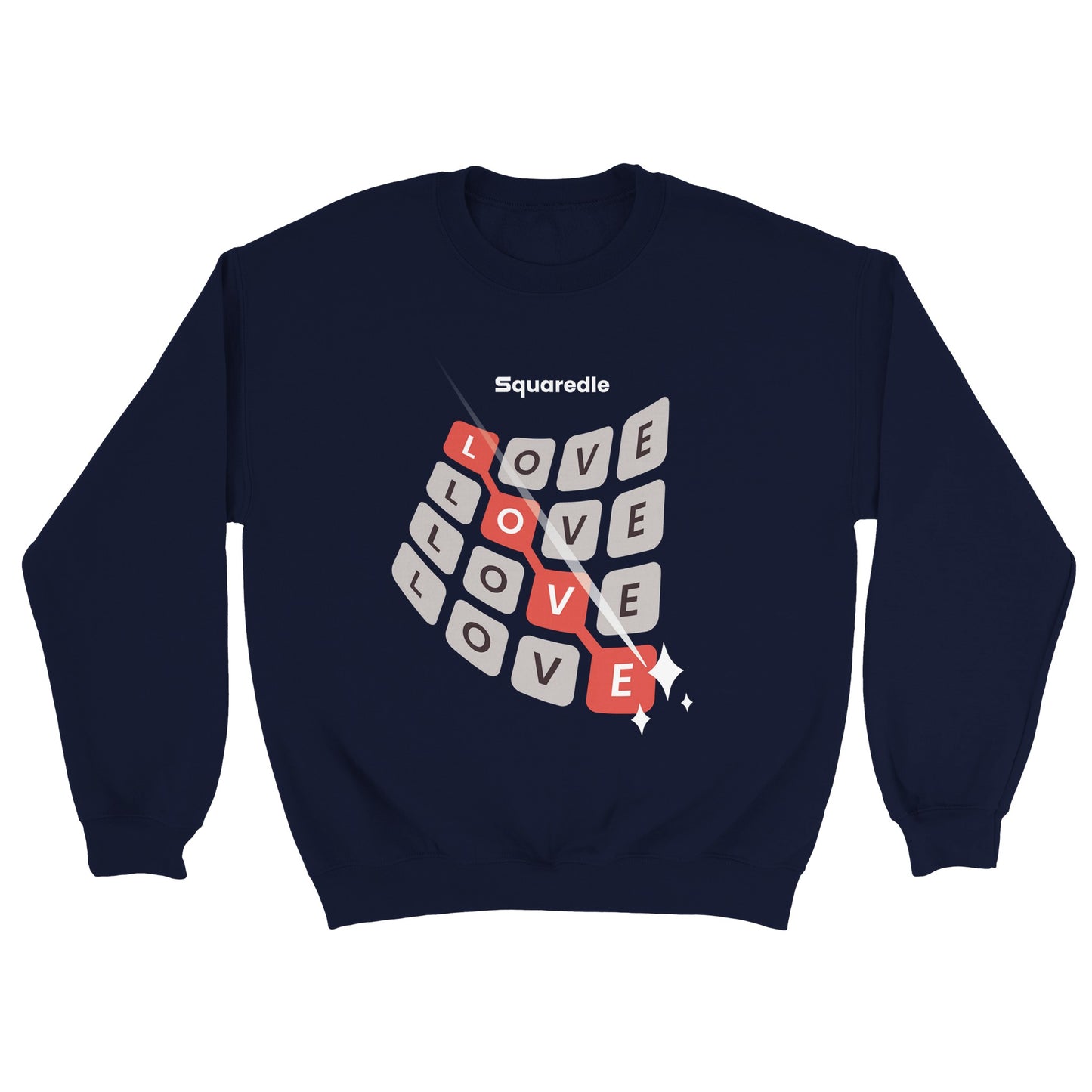 Love Swipe Classic Crewneck Sweatshirt