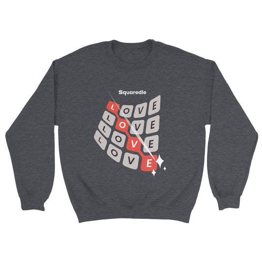 Love Swipe Classic Crewneck Sweatshirt