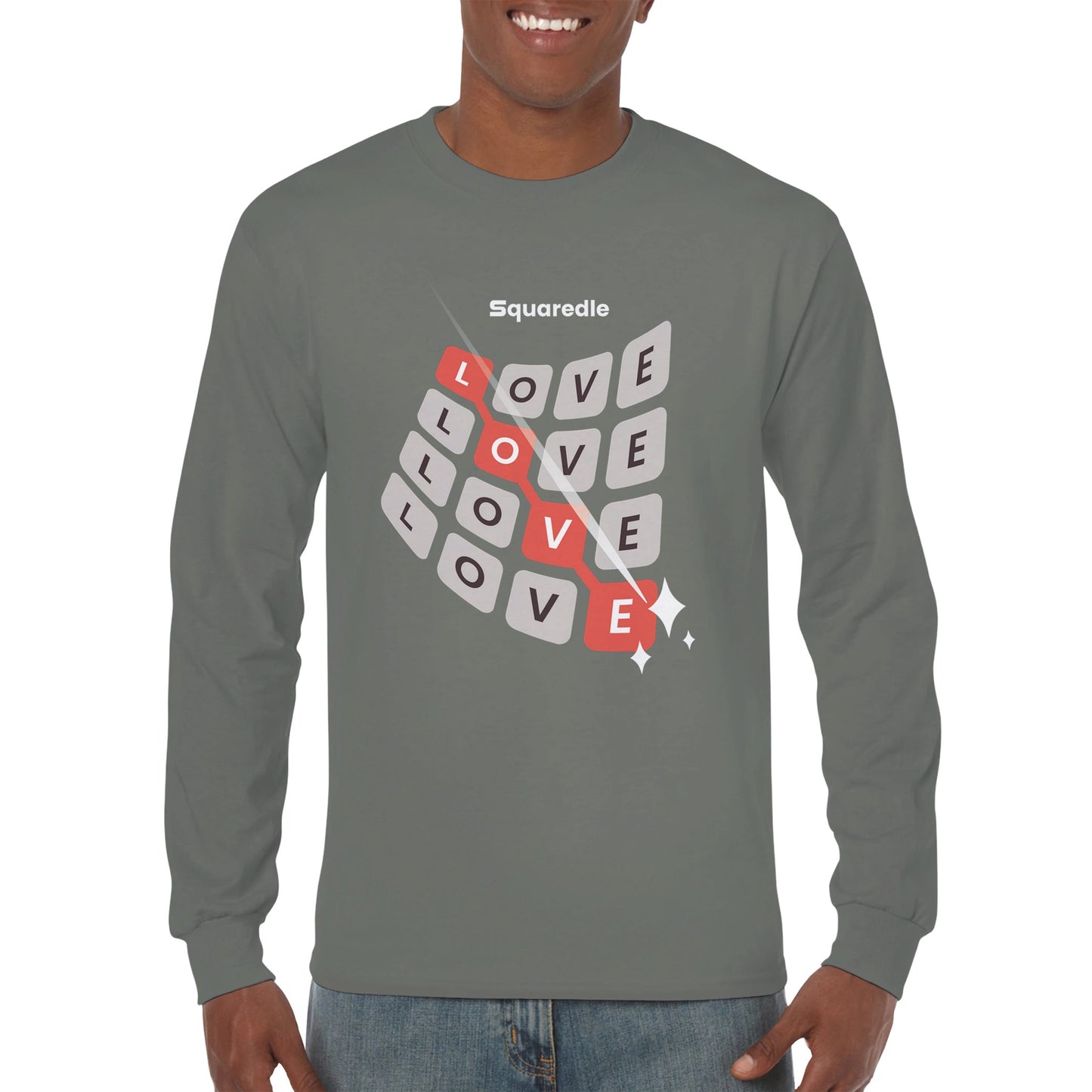 Love Swipe Premium Long-sleeved Tee