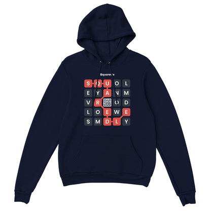 Squaredle QR Premium Pullover Hoodie