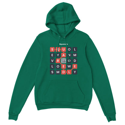 Squaredle QR Premium Pullover Hoodie