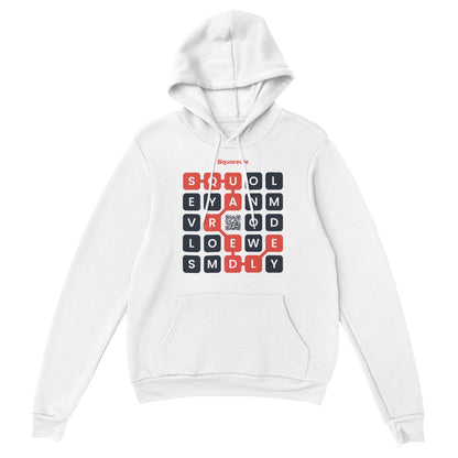 Squaredle QR Premium Pullover Hoodie